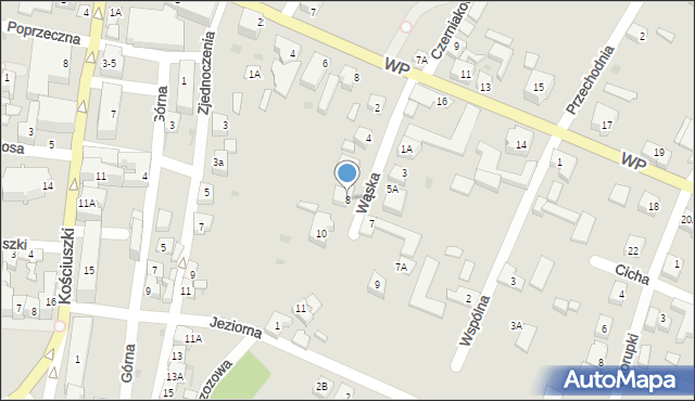 Debrzno, Wąska, 8, mapa Debrzno