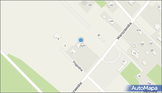 Deskurów, Warszawska, 172, mapa Deskurów