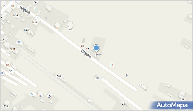 Dobieszowice, Wąska, 21, mapa Dobieszowice