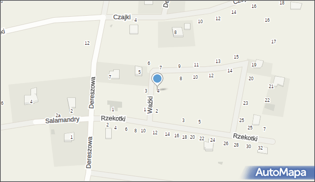 Dobra, Ważki, 4, mapa Dobra