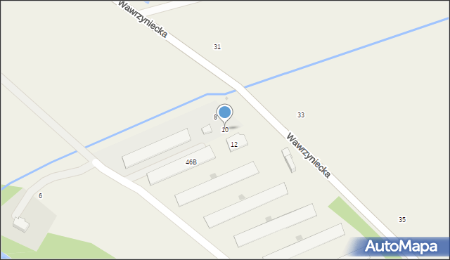 Dobrzyniec, Wawrzyniecka, 10, mapa Dobrzyniec