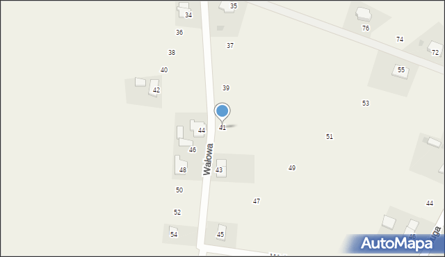 Drewnica, Wałowa, 41, mapa Drewnica