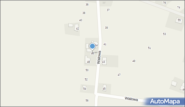 Drewnica, Wałowa, 46, mapa Drewnica