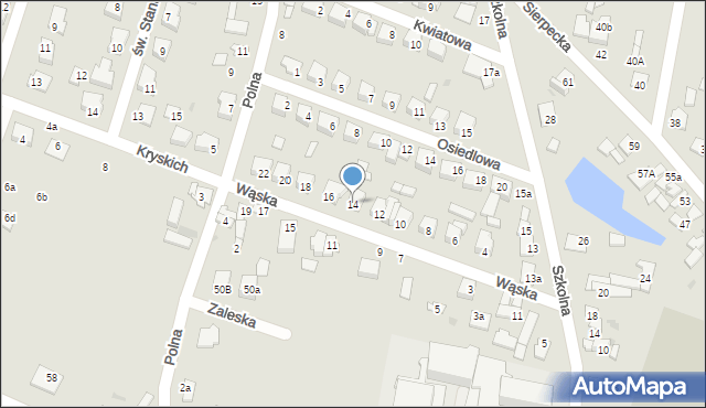 Drobin, Wąska, 14, mapa Drobin