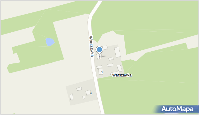 Dubeczno, Warszawka, 1, mapa Dubeczno