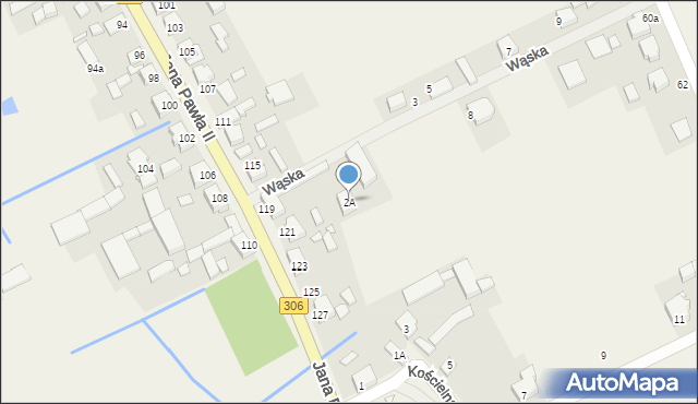 Duszniki, Wąska, 2A, mapa Duszniki