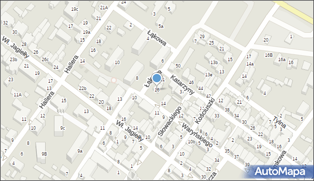 Działdowo, Waryńskiego Ludwika, 16, mapa Działdowo
