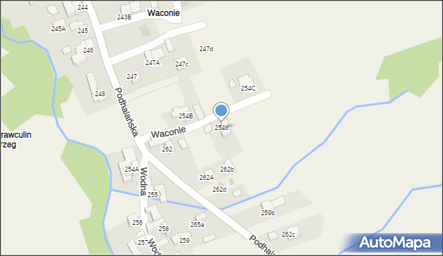 Dzianisz, Waconie, 6, mapa Dzianisz