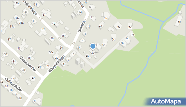 Elbląg, Waryńskiego Ludwika, 4a, mapa Elbląga