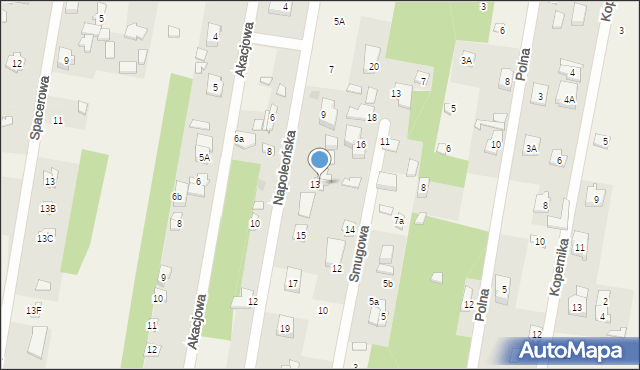 Gałków Mały, Wąska, 9, mapa Gałków Mały