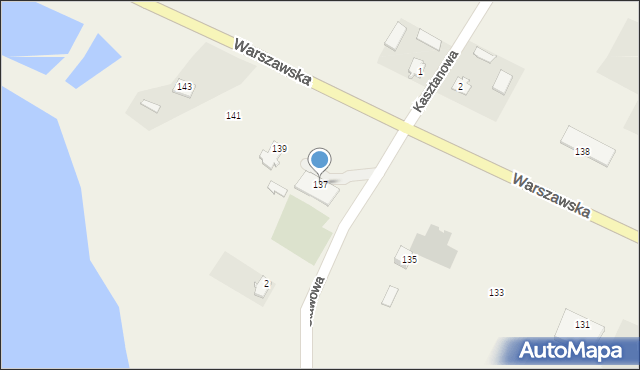 Garbów, Warszawska, 137, mapa Garbów