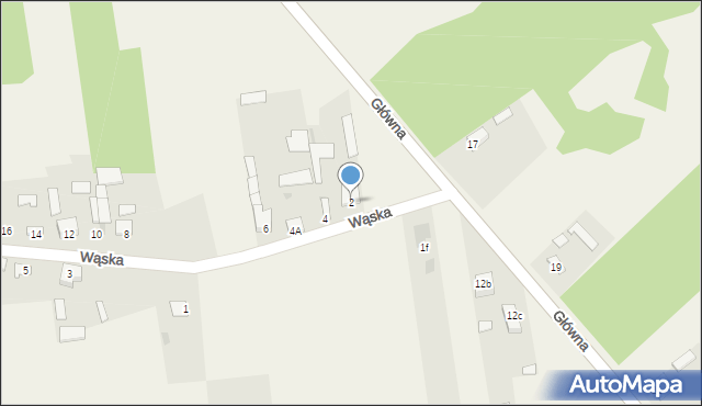 Garnek, Wąska, 2, mapa Garnek