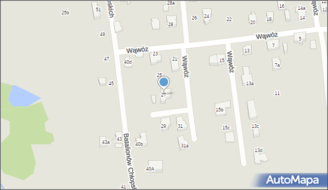 Gdańsk, Wąwóz, 27, mapa Gdańska