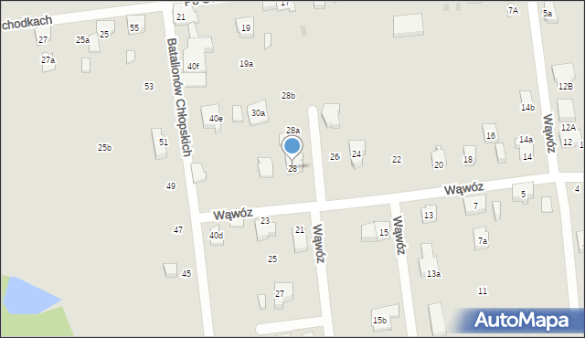 Gdańsk, Wąwóz, 28, mapa Gdańska