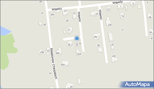 Gdańsk, Wąwóz, 31, mapa Gdańska