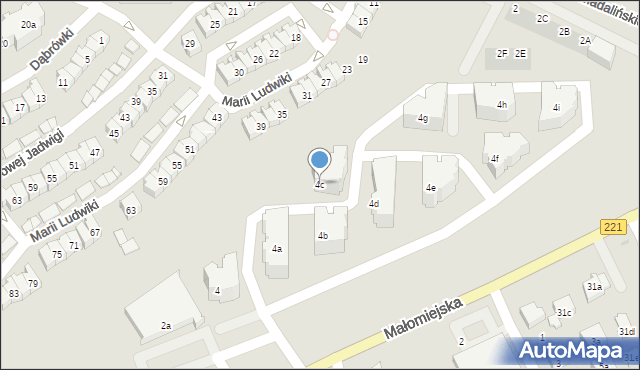 Gdańsk, Wawelska, 4c, mapa Gdańska