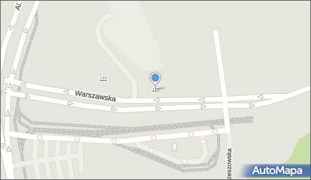 Gdańsk, Warszawska, 120, mapa Gdańska
