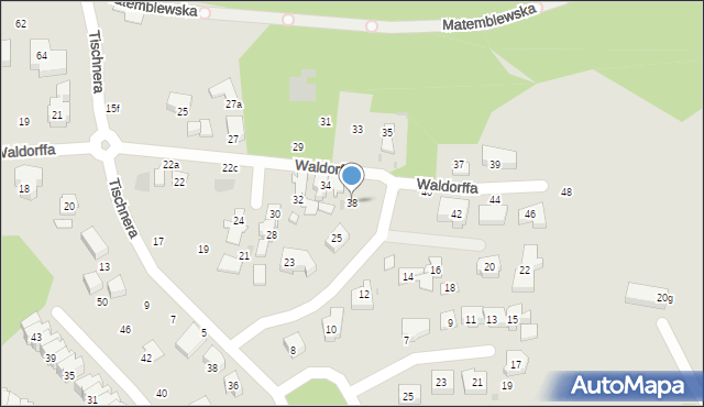 Gdańsk, Waldorffa Jerzego, 38, mapa Gdańska