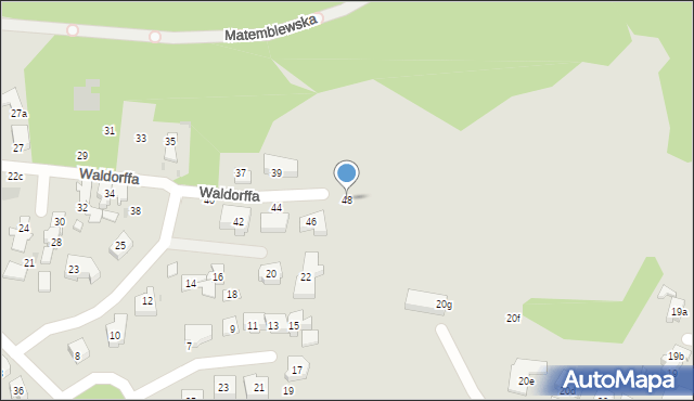 Gdańsk, Waldorffa Jerzego, 48, mapa Gdańska