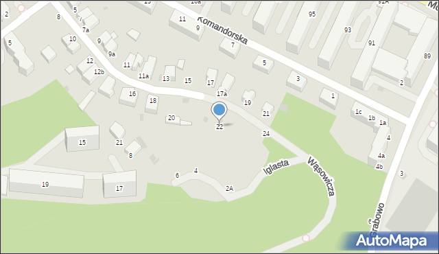 Gdynia, Wąsowicza Stanisława, 22, mapa Gdyni