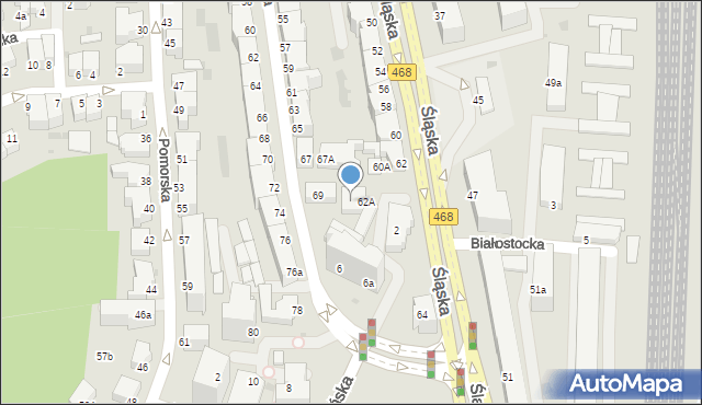 Gdynia, Warszawska, 71, mapa Gdyni