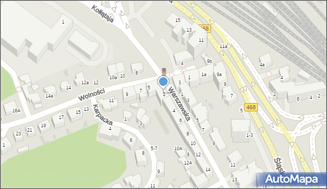 Gdynia, Warszawska, 2, mapa Gdyni