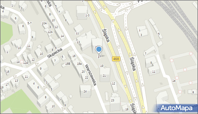 Gdynia, Warszawska, 17, mapa Gdyni