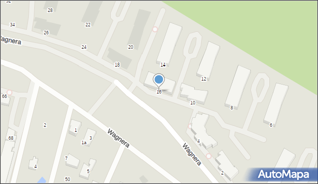Gdynia, Wagnera Władysława, 16, mapa Gdyni