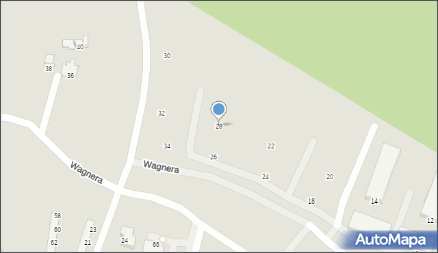 Gdynia, Wagnera Władysława, 28, mapa Gdyni