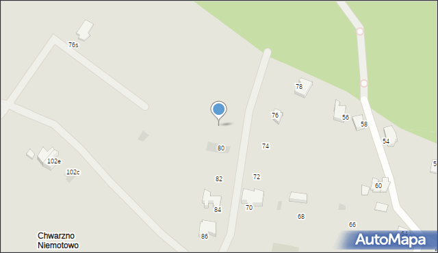 Gdynia, Wagnera Władysława, 80a, mapa Gdyni