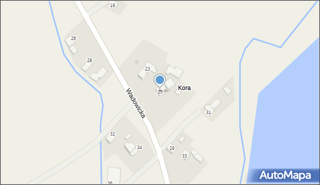 Gierałtowice, Wadowicka, 25, mapa Gierałtowice