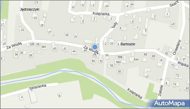 Gilowice, Wąska, 48, mapa Gilowice