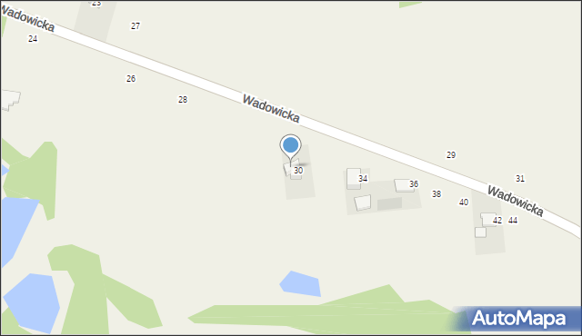 Głębowice, Wadowicka, 32, mapa Głębowice