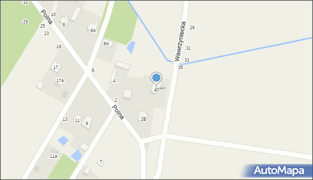 Glinianka, Wawrzyniecka, 4J, mapa Glinianka