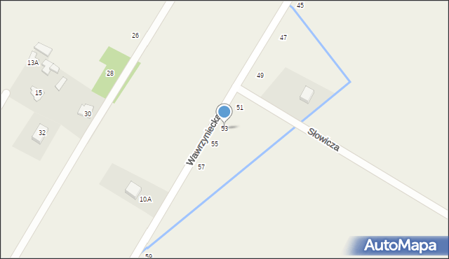 Glinianka, Wawrzyniecka, 53, mapa Glinianka