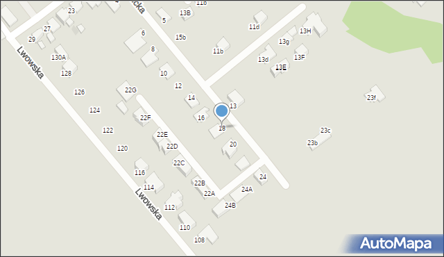 Gliwice, Wadowicka, 18, mapa Gliwic