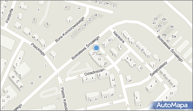 Głogów, Wawelska, 25, mapa Głogów