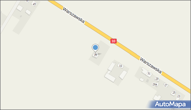 Głogowo, Warszawska, 35, mapa Głogowo