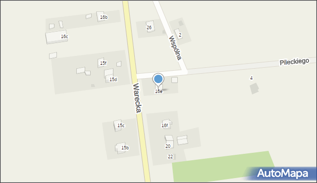 Głowaczów, Warecka, 24, mapa Głowaczów