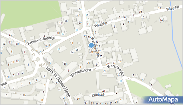 Głubczyce, Warszawska, 28, mapa Głubczyce