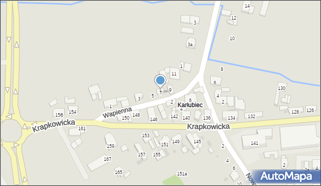 Gogolin, Wapienna, 7, mapa Gogolin