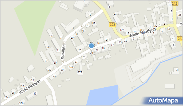 Gołańcz, Walki Młodych, 23, mapa Gołańcz
