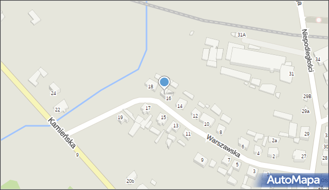 Golczewo, Warszawska, 16a, mapa Golczewo