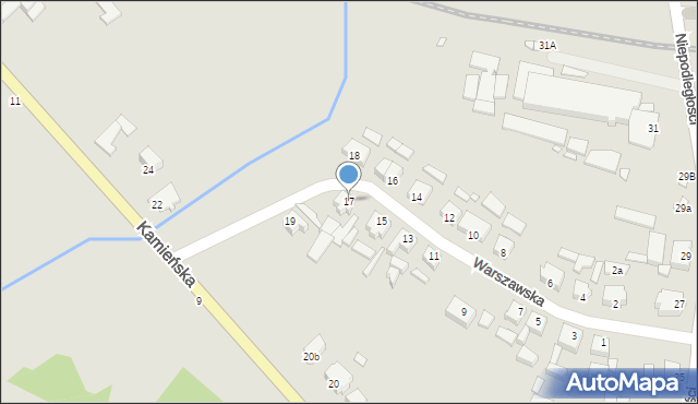 Golczewo, Warszawska, 17, mapa Golczewo