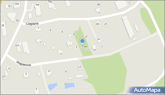 Golub-Dobrzyń, Wapienna, 11, mapa Golub-Dobrzyń