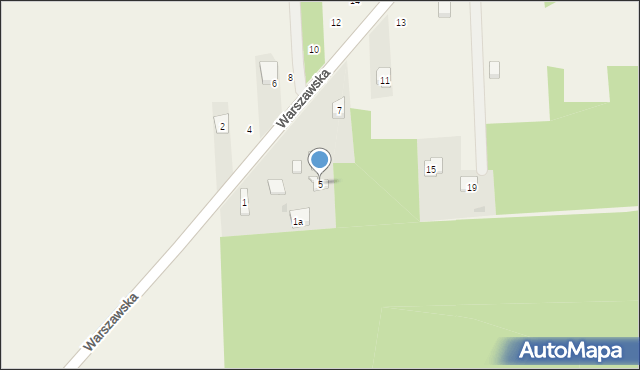 Góra, Warszawska, 5, mapa Góra