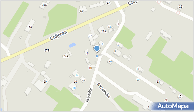 Góra Kalwaria, Walewicka, 8, mapa Góra Kalwaria