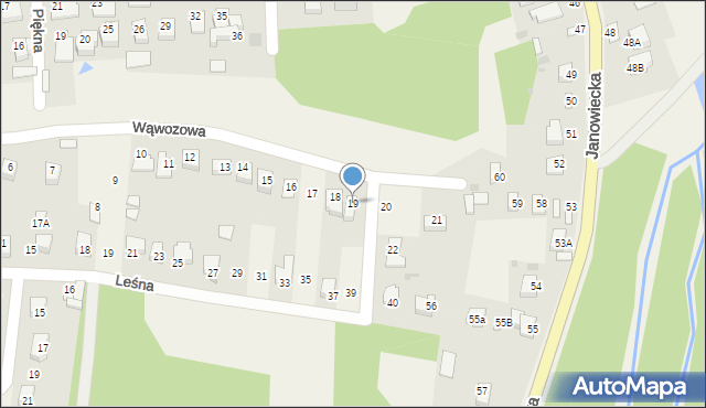 Góra Puławska, Wąwozowa, 19, mapa Góra Puławska