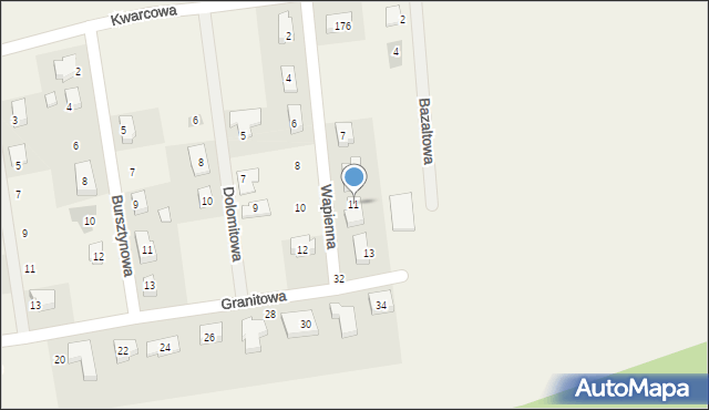 Góra Siewierska, Wapienna, 11, mapa Góra Siewierska