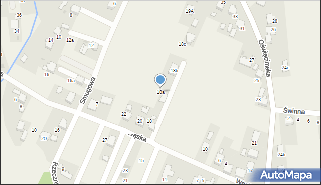 Gorzów, Wąska, 18a, mapa Gorzów